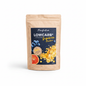 Panifactum Low-Carb Lupinenflocken Bio – professionelles Produktfoto, weißer Hintergrund, 300g
